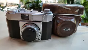 Seltene Vintage Olympus Wide-E Film 35 mm Kamera D.Zuiko-W FC f1:3,5 Objektiv 3,5 cm - Bild 1 von 10