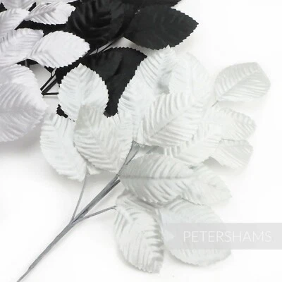 Vintage 'Rowan' Satin Wired Leaf Millinery Hat Mount for Millinery - Image 1 of 2