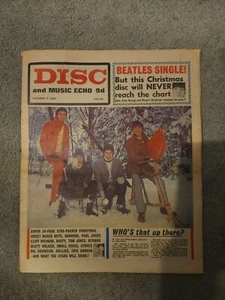 Disc and Music Echo December 17th 1966 The Who Cover - Imagen 1 de 5