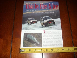 2002 LAND ROVER FREELANDER TESTED IN ICELAND - ORIGINAL ARTICLE - Picture 1 of 4