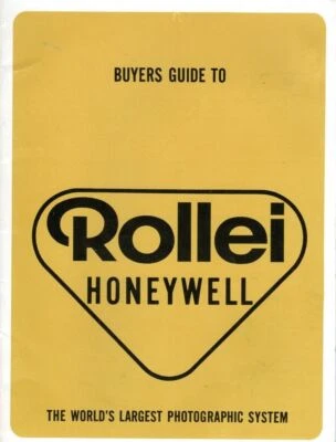 Rollei/Honeywell Buyers Guide 32 pages, 1967 - Image 1 of 4