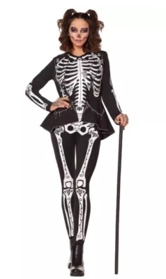 Disfraz de esqueleto para mujer: completo con accesorios Foto 1 de 3
