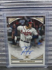 2022 Topps Definitive Collection Freddie Freeman Defining Images Auto #DIA-FF