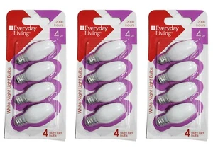 C7 Bulb Night Light Small Appliances White - 12 Bulbs - Picture 1 of 4