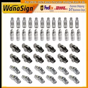Intake & Exhaust Lifters Rocker Arms For 2016-2024 Jeep Chrysler Dodge Ram 3.6L - Foto 1 di 20