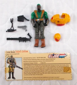 Hasbro G.I. 2003 de alta resistencia (v7) Joe Heavy Ordnance Trooper, ¡completo con tarjeta! - Imagen 1 de 2