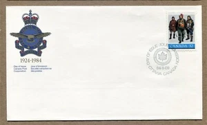 CANADA Unaddressed First Day Issue 1984-11-04 Air Force 1924-1984 32¢ COVER - Bild 1 von 2