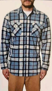 Freedom Foundry Plaid Fleece Blue Shirt/ Jacket NWT XXL ID # 3004 - Picture 1 of 5