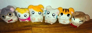 Vintage Lot Hamtaro Plüschtier Japan Import Schmuck Boss Pashmin Schinken Sandy - Bild 1 von 2