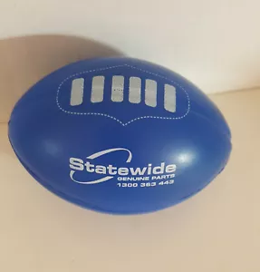 Football Squeeze Ball blue Novelty Soft Rubber Stress Ball Reliever vintage - Picture 1 of 4