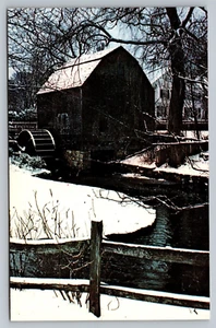 Dexter Schrotmühle Sandwichmasse Massachusetts MA um 1960 Vintage Postkarte - Bild 1 von 2
