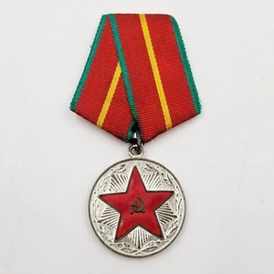 Sowjetisch Russisch Russland UdSSR Silber MVD Lange 20 Jahre Dienstmedaille Orden Abzeichen - Bild 1 von 6