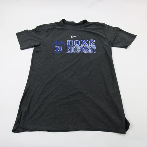 Duke Blue Devils Nike Short Sleeve Shirt Men's Dark Gray Used Cover