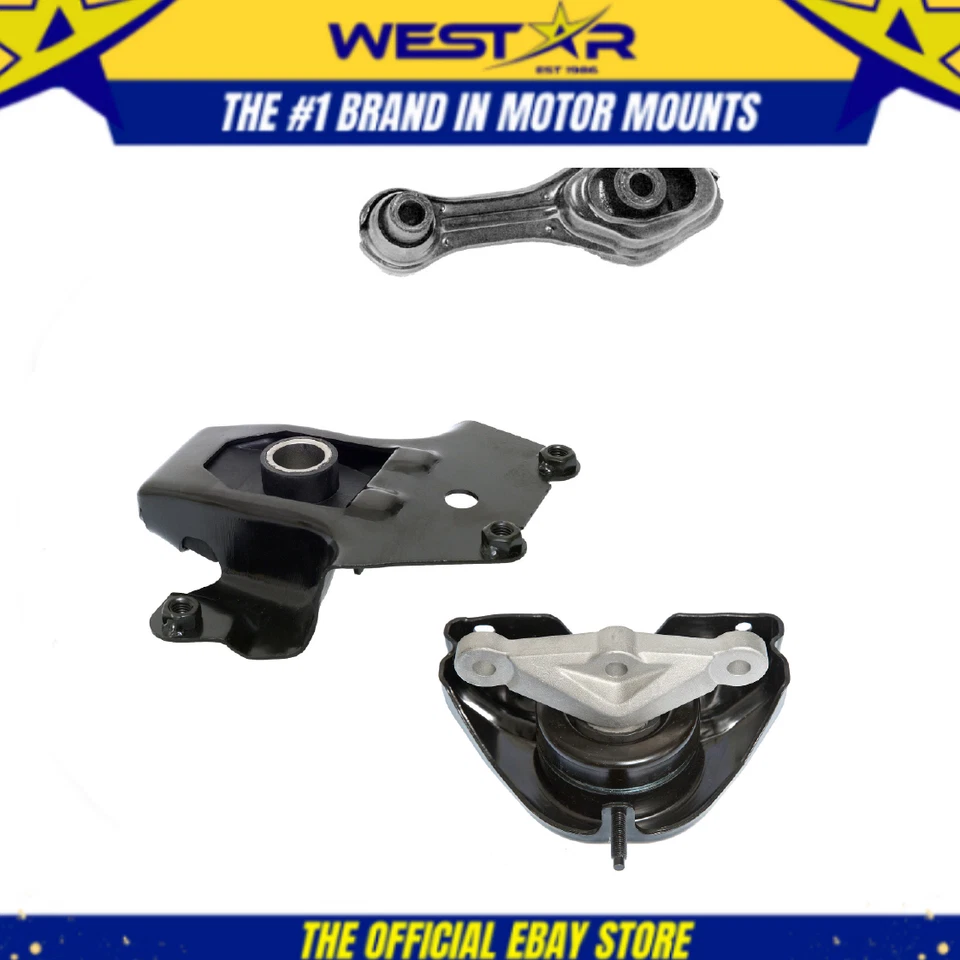 Juego de 3 piezas de montaje de motor y transmisión para Pontiac Sunfire 2002-2005 2,2 L DOHC transmisión automática Foto 1 de 4