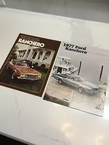 1976 & 1977 Ford Ranchero Brochures 500 GT Squire Very Good Condition - Picture 1 of 8