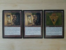 Magic the Gathering MTG Visions - Sands of Time x2, Triangle of War x1