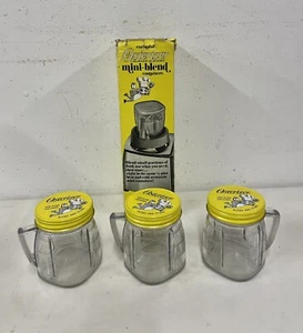 Set 3 mini contenitori miscela OSTERIZER vintage nuovi scatola originale - Foto 1 di 7