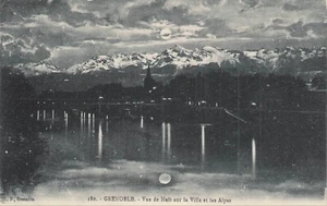 38 GRENOBLE VUE DE NUIT - 28370 - Afbeelding 1 van 2