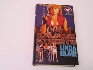 Savage Streets 1984 VHS German PAL UFA Video Hartbox Linda Blair John Vernon - Bild 1 von 5