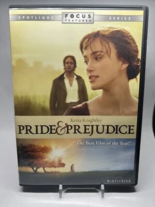 Pride & Prejudice DVD Keira Knightley Spotlight Series Focus Features - Picture 1 of 3