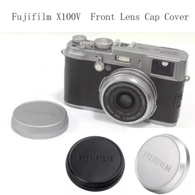 New Original Metal Front Lens Cap Cover for Fujifilm X100V Fuji X100VI Camera - Image 1 of 4