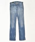 LEE Womens Maddox Straight Jeans W27 L33 Blue Cotton Classic SA05