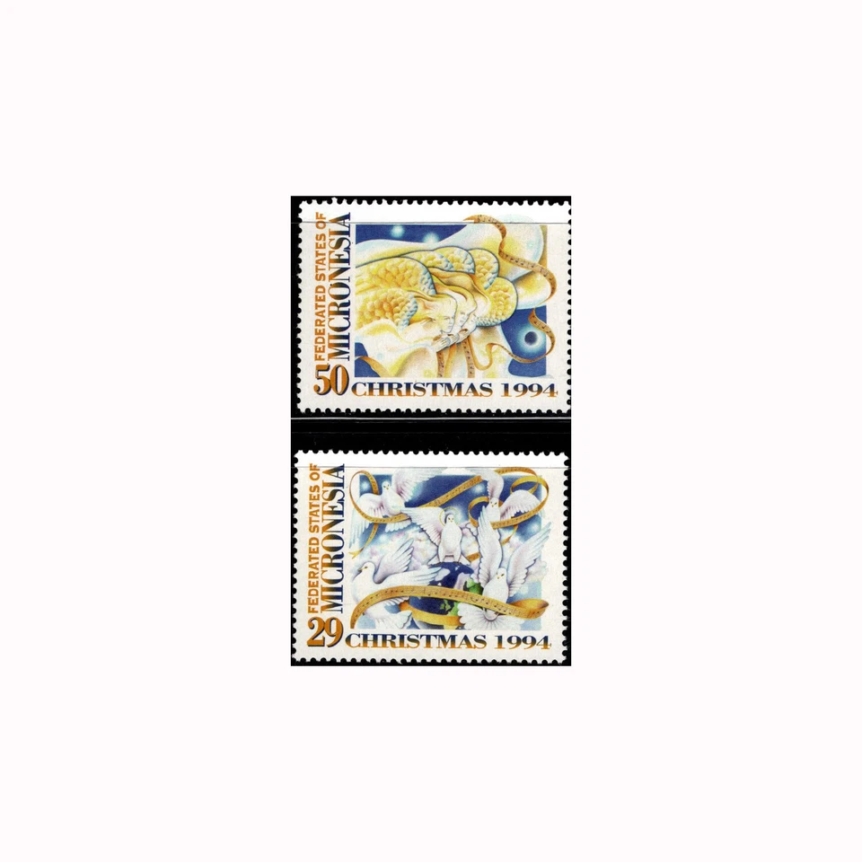 GTSTAMPS, Micronesia, Sc #202-03, MNH, 1994, CHRISTMAS, HOLIDAY Foto 1 de 1