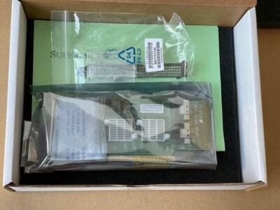 New Supermicro AOC-SLG3-4E4T 4 Port NVMe PCIE X16 - Image 1 of 3