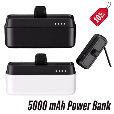 Cargador portátil de 5000 mAh banco de energía mini paquete de baterías para iPhone/Samsung serie Foto 1 de 4