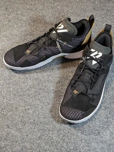 Air Jordan Why Not ZER0.4 Sneakers Men's Size 18 Black Metallic Gold CQ4230-001 - Picture 1 of 11