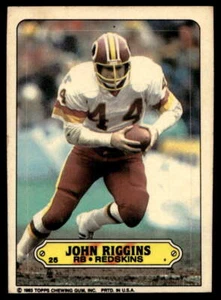 1983 Topps #25 John Riggins Washington Redskins EX-EXMINT - Picture 1 of 2