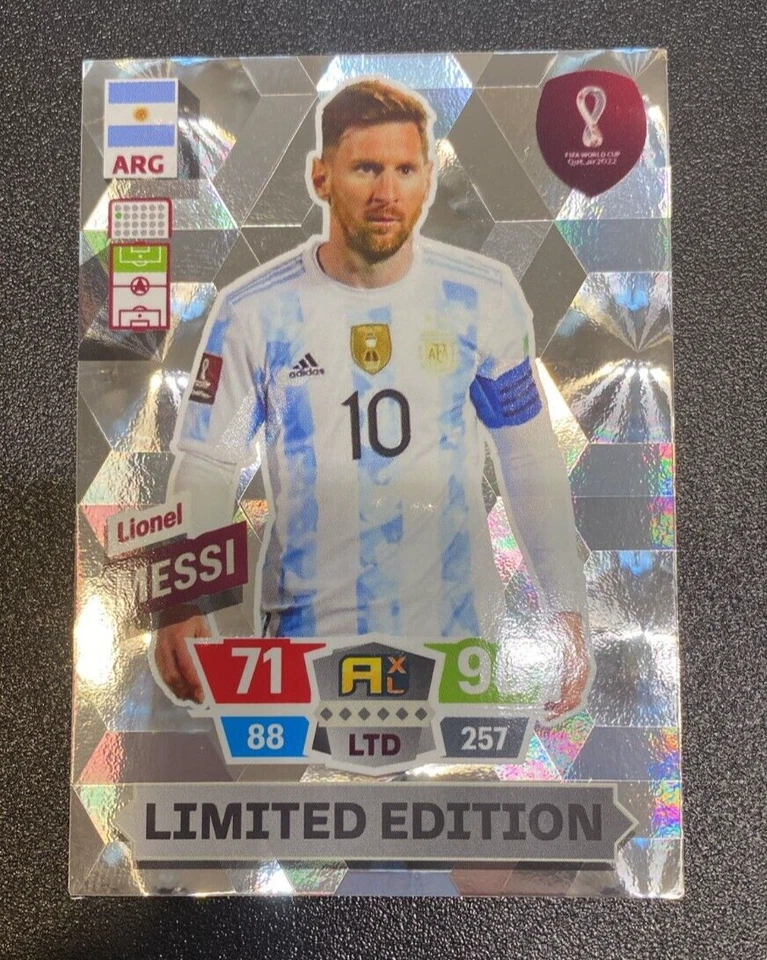 💥 LIONEL MESSI Adrenalyn PANINI WORLD CUP Qatar 2022 Limited edition 💥 - Imagen 1 de 1