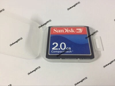 Sandisk 2GB CompactFlash CF Memory Card  SDCFJ/SDCFB - Image 1 of 4