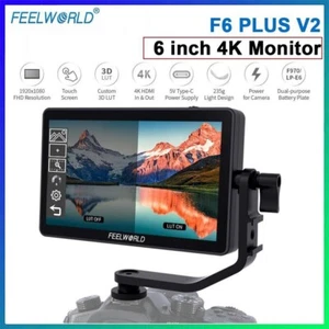 FEELWORLD F6 Plus V2 6 Inch Camera Field Monitor 3D LUT Touch Screen 4K HDMI HDR - Picture 1 of 12