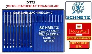 SCHMETZ DPX16D 135X16TRI CANU37:20MF1SIZE130/21 INDUSTRIAL SEWING MACHINE NEEDLE - Picture 1 of 4