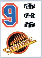 VANCOUVER CANUCKS 1986-87 TOPPS STICKER INSERTS 86-87 NO 24 NRMINT+      39600