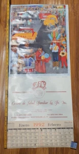 ORIGINAL 1992 Vintage Mexican Calendar Avenida Juarez Hal Marcus ADVERTISING - Picture 1 of 13