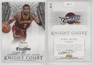 2014-15 Panini Excalibur Knight Court Silver /49 Kyrie Irving #2