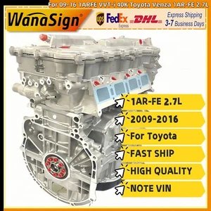Long Block Engine Assembly For 09-16 1ARFE VVT-i 40K Toyota Venza 1AR-FE 2.7L - Picture 1 of 11