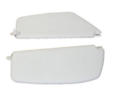Sun Visor Set White Left & Right Side Fits Volkswagen Type1 Bug 1965-1967 - Image 1 of 2
