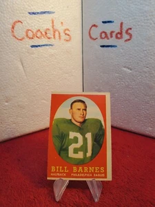 1958 Topps NFL Bill Barnes #4 Philadelphia Eagles - Picture 1 of 3