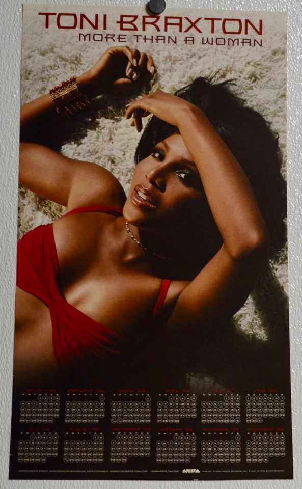 Toni Braxton – More Than A Woman (11x19) Original Promotional Poster/Calendar - Image 1 of 1