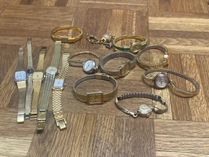 Lot of 14 Vintage Gold Filled Watch Hamilton Bucherer Wittnauer Tissot 287gr - Picture 1 of 22