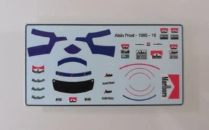 Mclaren MP4/2B Alain Prost " Figure Decals " 1985 1/43 - Bild 1 von 1