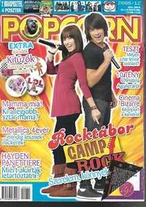 Popcorn Magazin Ungarn Hungary 2008/12 - Camp Rock - Demi Lovato Joe Jonas Cover - Bild 1 von 1
