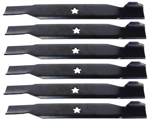 (6) Cuchillas de corte para cubierta de 50" AYP Craftsman Husqvarna 137380 156468 532137380 - Imagen 1 de 6