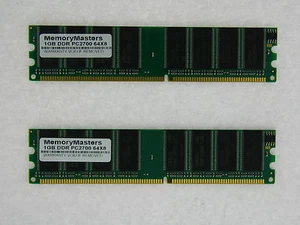 2GB (2X1GB) MEMORY FOR DELL DIMENSION 1100 2400 2400C 2400N 3000 3000N 4550 2.8G - Picture 1 of 1