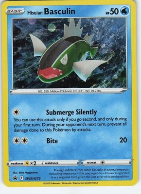 Hisuian Basculin - SWSH273 Promo Holo SWSH Sword & Shield Promo Cards NM Pokémon - Image 1 of 2