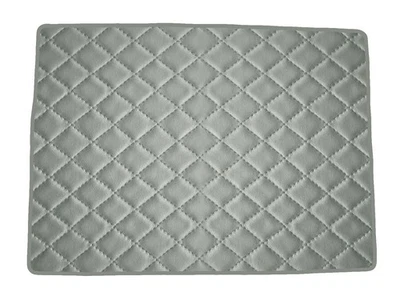 Matelassé Cuir artificiel GRIS Tapis coffre pour Peugeot Partner Tepee 5per 2008 - Photo 1/4