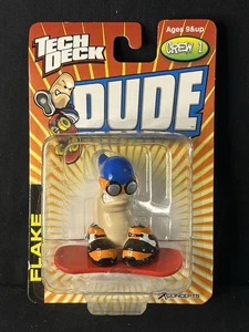 Tech Deck Dude Skate Crew 1 FLAKE Skateboard Spielfigur Vintage 2000 ~ Neu! Teck - Bild 1 von 2